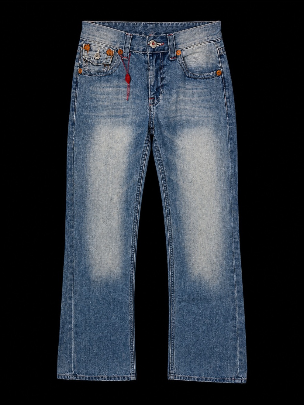 True Religion Women's Billy Super T Light Blue Denim Jeans Size 30x33 USA NEW